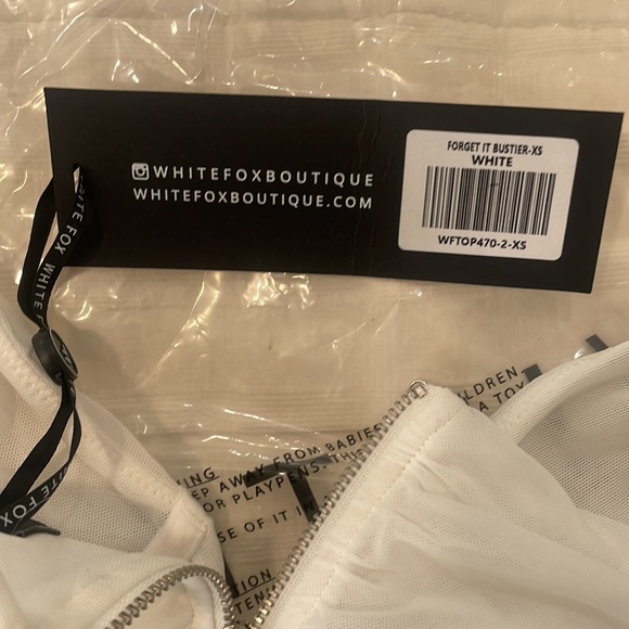 White fox boutique forget it bustier white - Picture 3 of 4